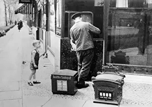 Reichspost: Exchange of mailbox in Berlin Friedenau, 1937