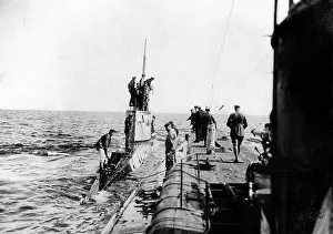 Oder: Exchange of materials between German submarines, 1917