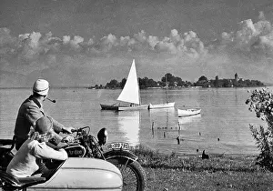 Chiemsee: Excursion on the Chiemsee, 1935