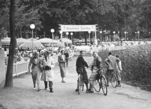 Lanke: The excursion restaurant Krumme Lanke in Berlin, 1933