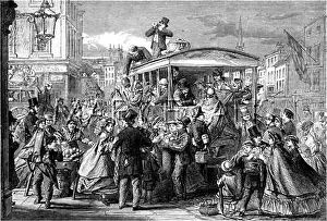 Trippers: An Excursion Van on Easter Monday, London 1862