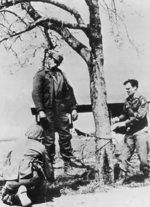 Deserter: An executed deserter, 1945