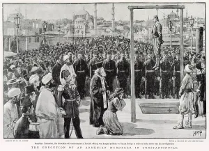 Offical: Execution of an Armenian Murderer, Constantinople 1896