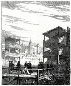 Beheading: Execution of Charles Radclyffe on Tower Hill, 1746