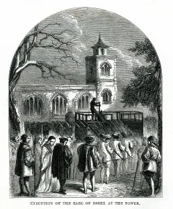 Spots: Execution of the Earl of Essex, Tower of London