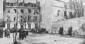 Commune: Execution of the generals Thomas and Lecomte, 1871
