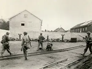 Presumed: Execution of German SS troops during the liberation