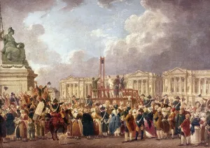 Guillotine: An Execution by Guillotine in Paris during the