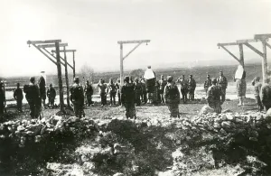 Gallows: Execution by hanging, Eastern Front, WW1
