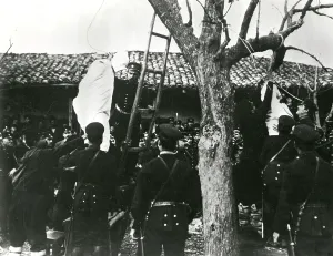 Shroud: Execution by hanging, eastern front, WW1