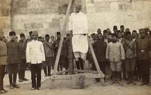 Massacres: Execution at Jaffa Gate, Jerusalem - Armenian Genocide