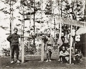 Beheading: Execution of Japanese convict, beheading. 1860's