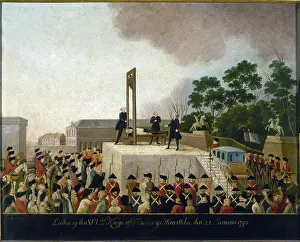 Guillotine: Execution De Louis XVI, Le 21 Janvier 1793