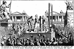 Guillotine: Execution of Marie-Antoinette (1755-1793), Queen