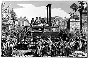 Behead: Execution of Marie-Antoinette (1755-1793), Queen