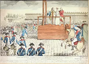 Guillotine: Execution De Marie-Antoinette Veuve De Louis Capet