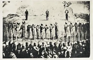 Excuted: Execution of Maximilian I of Mexico, and Generals