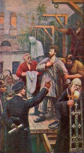 Nihilist: Execution of nihilist revolutionaries, Russia