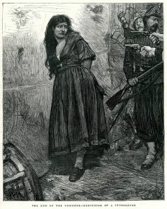 Communard: Execution of a Petroleuse'; Paris Commune, 1871