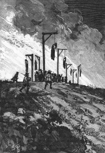 Gallows: EXECUTION OF PROTESTANTS