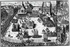 Konrad: Execution of the rebels of the Fettmilch Uprising, 1616