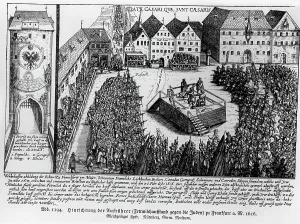 Konrad: Execution of the rebels of the Fettmilch Uprising, 1616