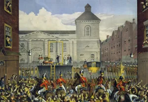 Emmet: Execution of Robert Emmet in Thomas Street, Dublin, 20th Sep