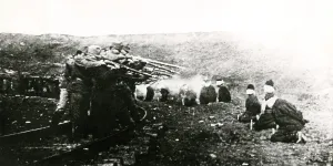 Blindfold: Execution of Serbians, WW1