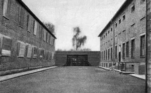 Auschwitz: Execution site in the Auschwitz concentration camp