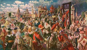 Nikolaevich: Execution of Stepan Razin, Russian rebel and pirate