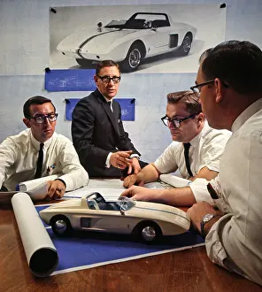 Lunn: Executive Engineer Roy Lunn (center) and ?