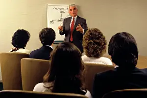 Seminar: Executive Speaking to Employees During a Presentation