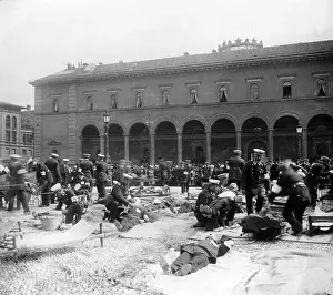 Medic: Exercise for emergency medical services in Munich, 1901