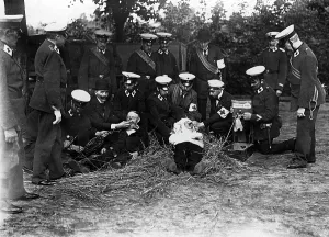 Oxygen: Exercise of the German Red cross in World War I