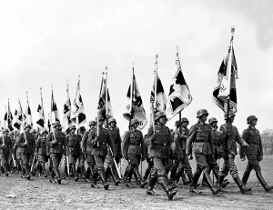 Handover: Exercise of the guard regiment on the occasion of Hitler