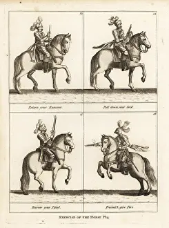 Cavalerie: Exercise of the horse