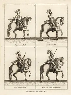 Cavalerie: Exercise of the horse