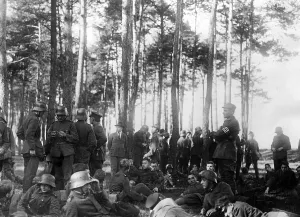 Gerhard: Exercise of the paramilitary group Rossbach near Munich