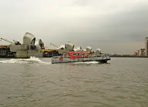 Winch: Exercise Tideway at the Thames Barrier, Woolwich