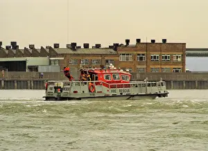 Winch: Exercise Tideway at the Thames Barrier, Woolwich