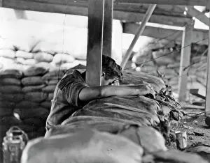 Stress: An exhausted Special Forces officer at the Ben