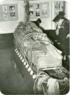 Crates: Exhibition on board RSS Discovery