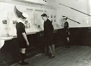 Floorboards: Exhibition on board RSS Discovery