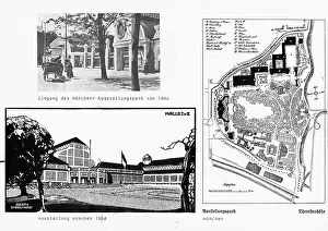Fairground: Exhibition grounds in Munich, 1908