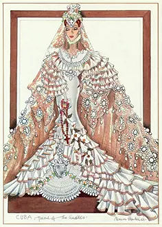 Ruffle: Exhibition of Latin American Costume, Cuba by Norman Hartnel