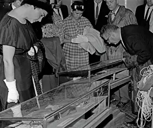 Evidence: Exhibition of material evidence of Powers case