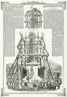 Nelsons: Exhibition of Nelson's Column monument 1843