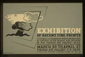 Lithographs: Exhibition of recent fine prints Etchings, lithographs, wood