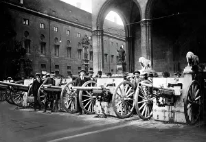 Feldherrnhalle: Exhibition of war loot, 1914