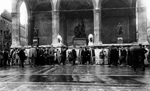 Feldherrnhalle: Exhibition of war loot, 1914